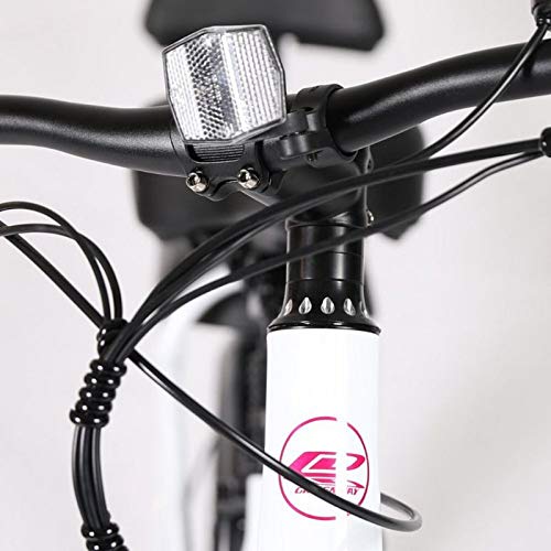 Bicicleta Elétrica e-bike Hive GreenWay Classic Branca/Rosa