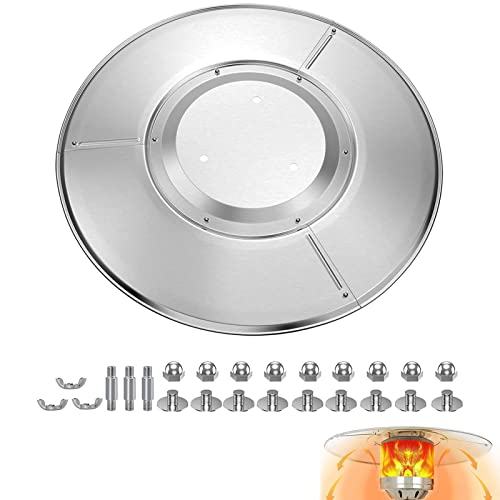 Anulely Pièce de dôme de Rechange pour radiateur de terrasse, Accessoire de pièce de Rechange en Aluminium, Parasol Chauffant au Propane pour Pare-Brise extérieur