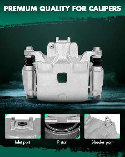 Image of SCITOO Front Left+Right Brake Calipers With Bracket 19B7102 19B7103 For Nissan For Altima 2013-2019 For Nissan For Leaf 2014-2017