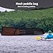Ruqingg Kayak Paddle Bag Portable Nylon Mesh Boat Canoe Paddle Pouch with Adjustable Strap Kayak Bag