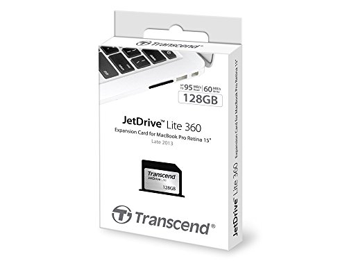 Image of Transcend JetDrive Lite 360 128GB Storage Expansion Card for 15-Inch MacBook Pro with Retina Display (TS128GJDL360)