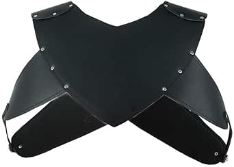 Viking Warrior Chest Armor Faux Leather Medieval Costume Vest
