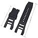 Senphyton for Invicta Subaqua Noma IV Watch Replacement Rubber Silicone Band/Strap - Black Invicta Watch Strap