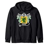 Sutton Coat of Arms surname last name family crest Zip Hoodie