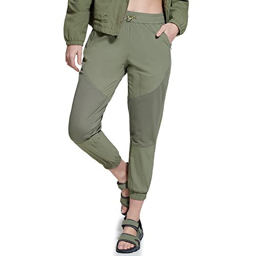 BASS OUTDOOR Women’s Pants – Lightweight Roque Joggers with Elastic Waist