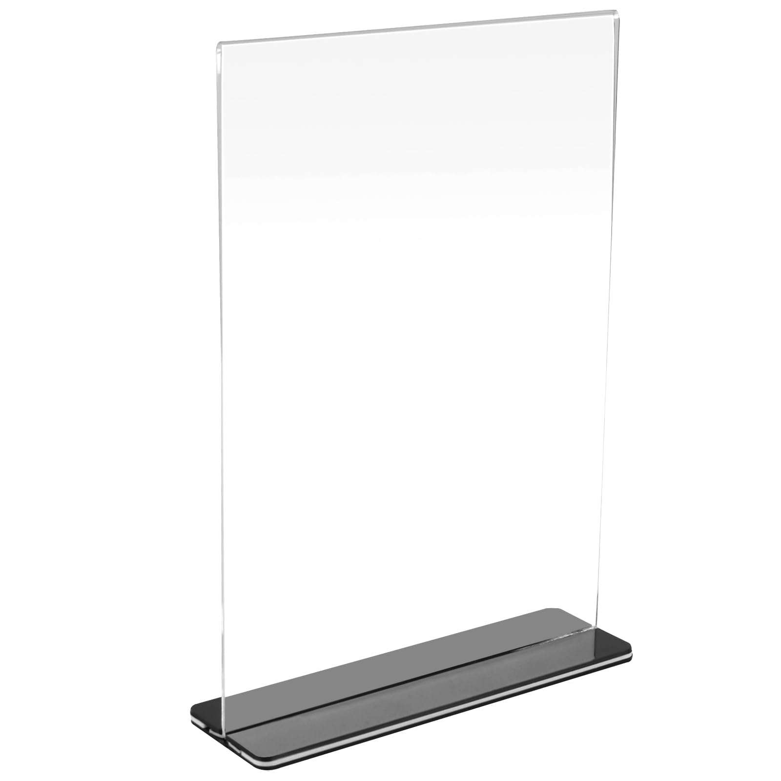 8 Stück Aufsteller A4 Acryl, Tischaufsteller A4, Transparent Preisschilder Ständer für Büro, Restaurant und Einzelhandel