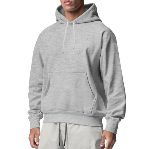 Sudadera con capucha unisex clásica de color sólido con capucha para hombre, parte superior sencilla, cómoda, sudadera con capucha para exteriores, informal, deportiva, sudadera con capucha, ropa de