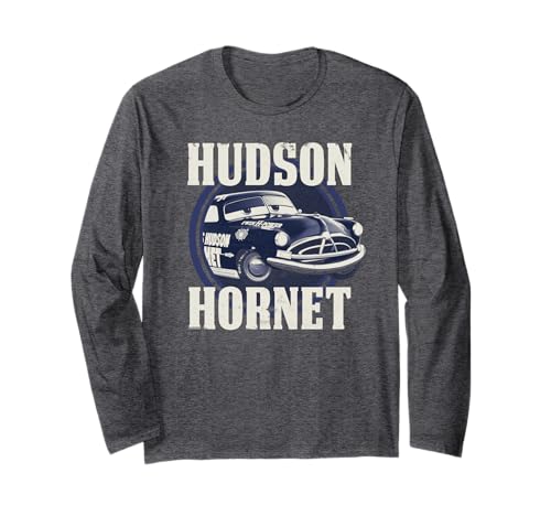 T-shirt Cars Disney Pixar Hudson Hornet manches longues en coton respirant et confortable