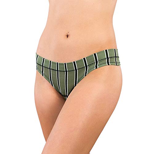 Alyce Ives Intimates 18 Pack Women’s Cotton Thong Panties, Assorted Colors & Prints2