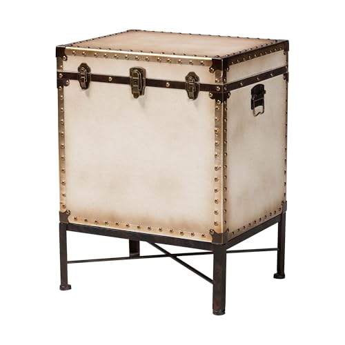 Baxton Studio Laura White Canvas