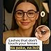VOVU Beauty False Eyelashes R27 - Super Lightweight, Effortless Fake Lashes, Invisible Comfort Band, Eye Lashes for All Eyes, Glasses & Contact Lens Friendly, 15+ Wears, Natural Look (4 Pairs)
