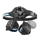 Rebuff Reality Trackstrap Plus Vive Ultimate Tracker Straps – Compatible for Vive Tracker 2.0, 3.0, Tundra Tracker – Dance Dash, VRChat Full Body Tracking, 20+ Hour Playtime, Trackers Sold Separately