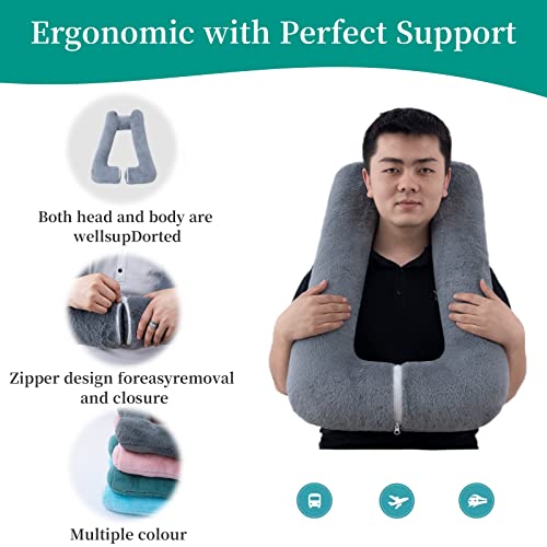 Image of FHSGGP Travel Pillow Upgraded Version of Aircraft Travel Neck Pillow