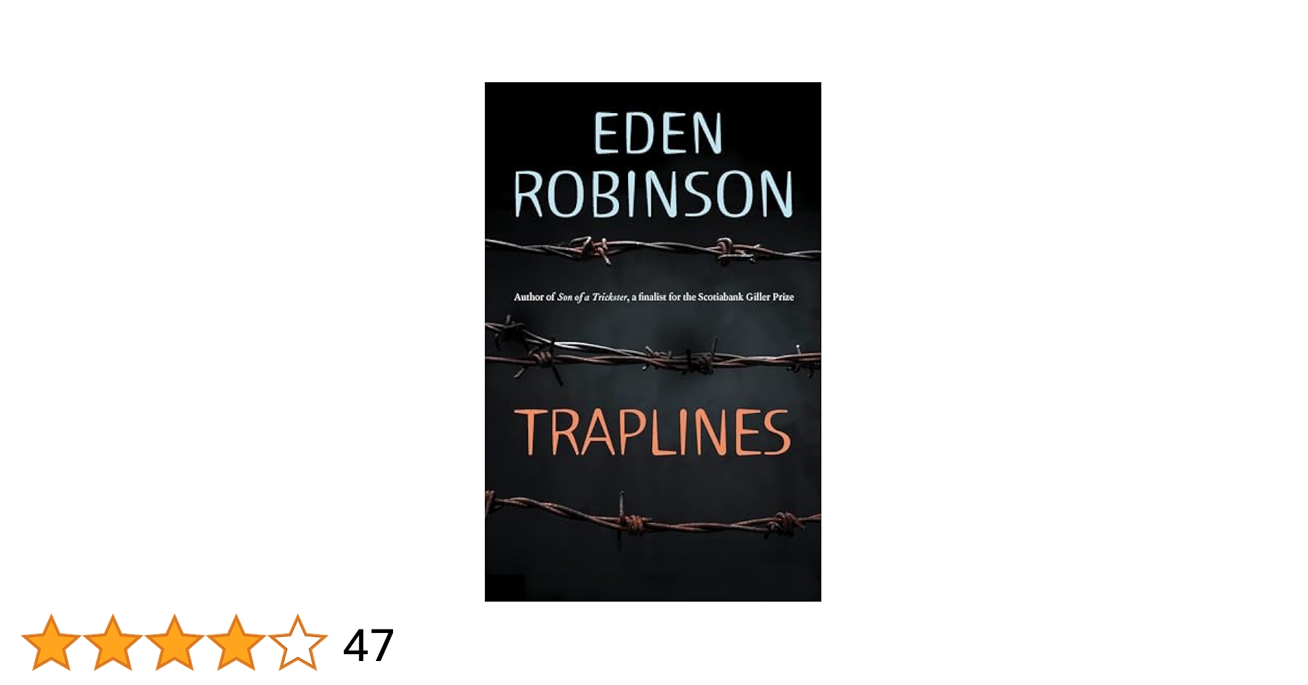 【中古】 Traplines Eden Robinson 71YF9T96lQL._UF1000,1000_QL80_.jpg