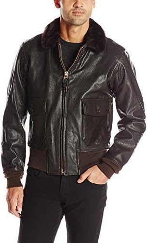 Cockpit USA Men's U.s. Navy Issue Mil Spec G-1 Goatskin Jacket