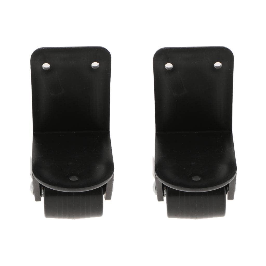 atorse ATORSE® 2 Pack/Set Replacement Luggage Suitcase Universal Mute Wheels Castor Roller Load-Bearing,Trolley Wheel Kits H-002A Black-picture-46