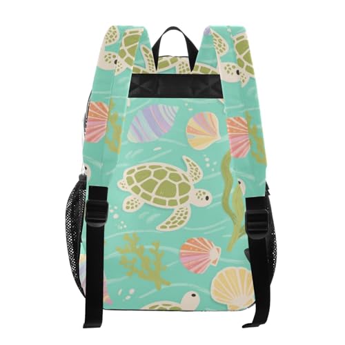 Turtle Green Sea Clear Kids Backpacks For School Clear Book Bags For Boys See Through Heavy Duty Backpack3