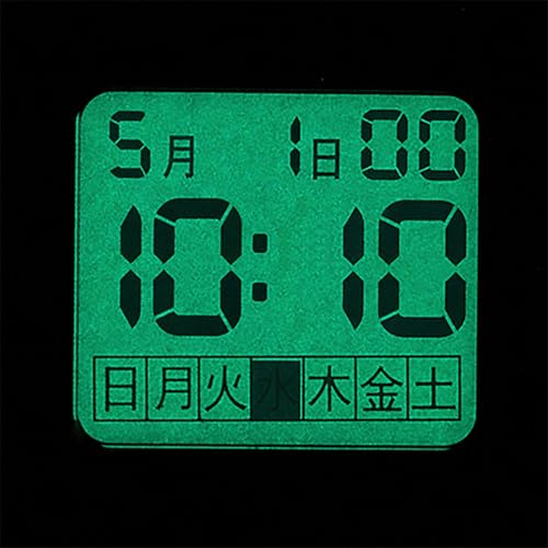 時間が読みやすい シンプルで使いやすい よけいな機能が無い 優しいデジタル時計 CN2A0001 ブラック 商品画像3