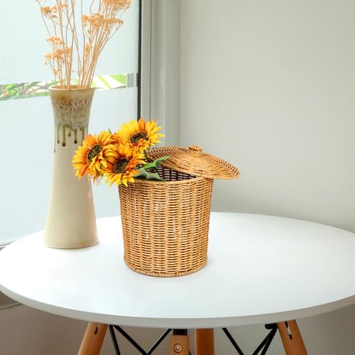 Panier à linge portable avec couvercle anti-odeur pour petit espace - 7
