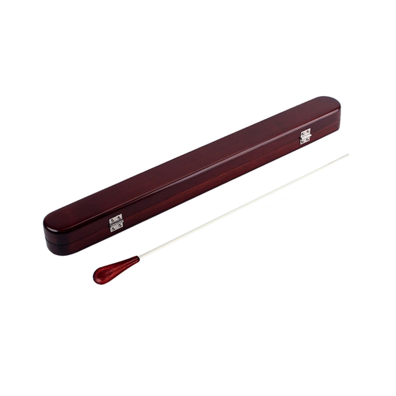 VANZACK Rosewood Wooden Conducting Case for Band Director Orchestra Music Storage Box