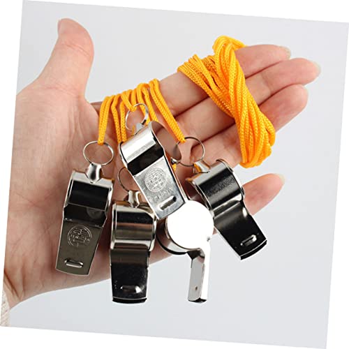 12 silbatos metálicos de emergencia para supervivencia miniatura 3