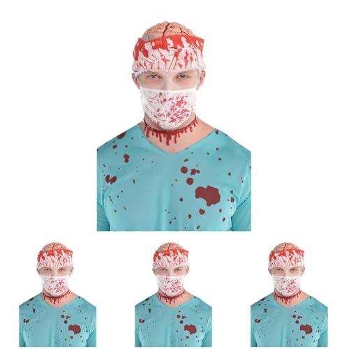 Amscan 847363 55 Mask, One Size, Red cover
