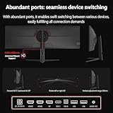 Z-Edge 49 Inch Curved Gaming Monitor 144Hz DQHD 5120x1440 IPS Monitor 1ms MPRT, 32:9 Ultrawide, 10Bit, FreeSync, HDR10, Tilt/Swivel/Height Adjustable, USB Type-C 65W, HDMI DisplayPort, KVM, PIP PBP - Image 6