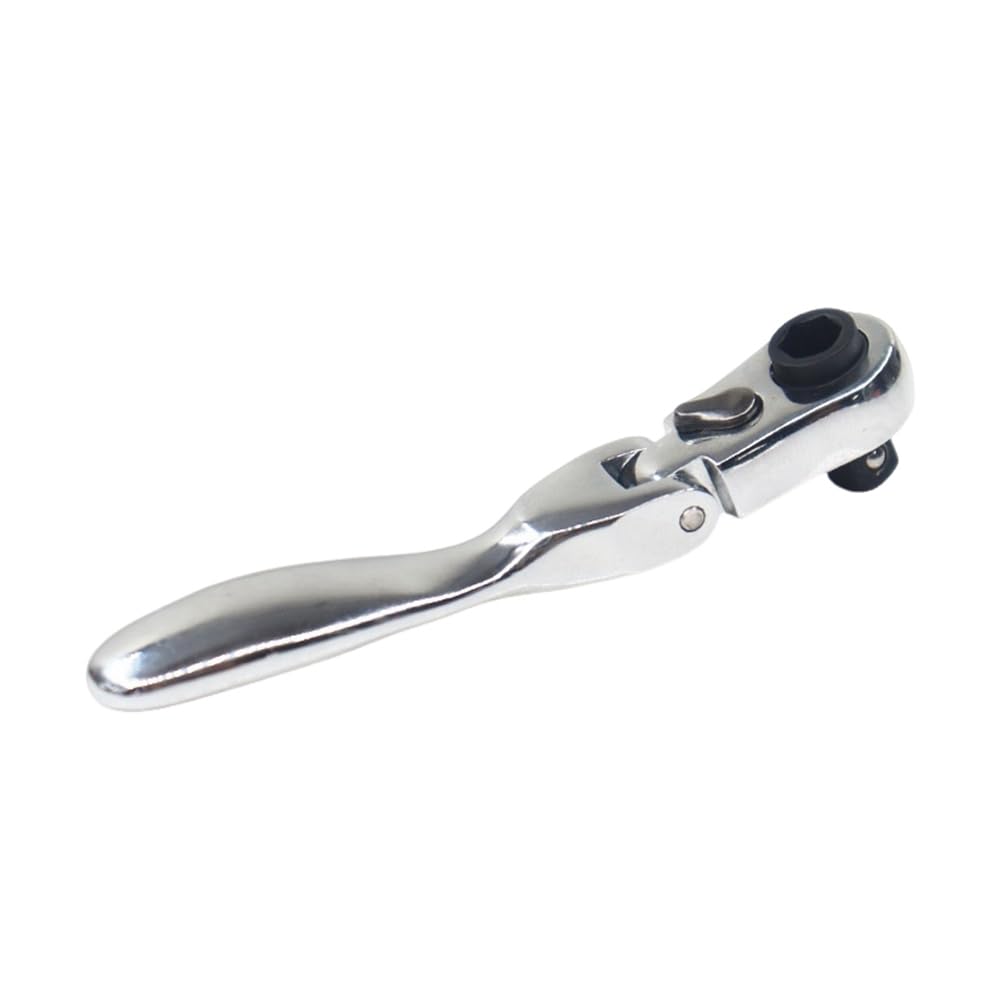 Aundhegrtt As Shown 2-In-1 Mini Ratchet Wrench With Activity Head Carbon Steel Double-Ended Wrench For Automotive Double-Headed