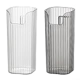 ZWEquipint Portaombrelli da parete in plastica ABS, per ingresso o interni, organizer salvaspazio per ombrelli pieghevoli con facile installazione, design elegante bianco, set da 2