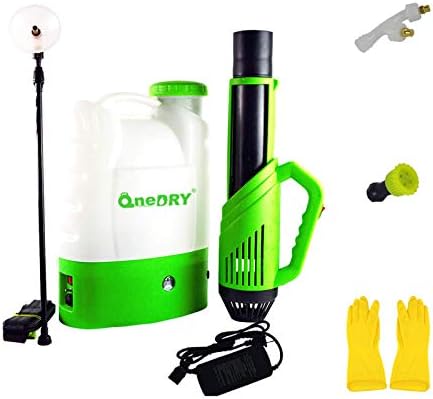 YEHEI 16L Electrostatic Sprayer, ULV Fogger Machine Sprayer Atomizer, Battery Powered Backpack Sprayer, Portable Disinfection Sprayer for Home, School, Garden, Farm