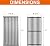 BBQ Future 17 Inch Grill Emitter and Cooking Grate for Charbroil Tru-Infrared Gas Grills 463642316 463644220 463632520 463632320, Replacement Parts for Charbroil G362-2100-W1 G369-0030-W2