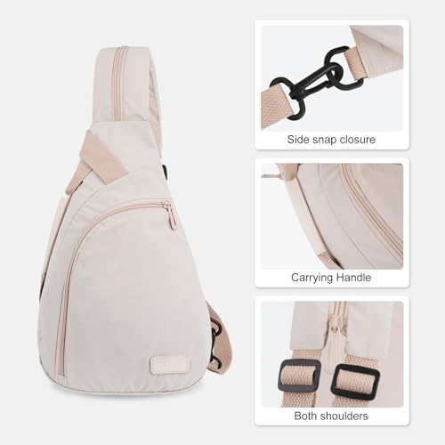 Morrales deportivos crossbody sling para mujer y hombre miniatura 3