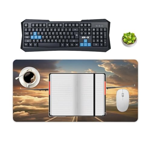 Airplane Desk Pad con Base de Goma Grande 30x60 cm miniatura 4