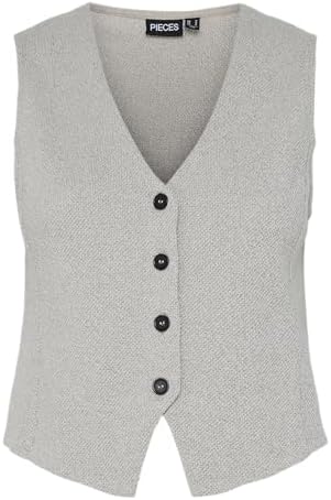 PIECES Damen PCjulia Vest Mit Gürtel - Herbst Trend