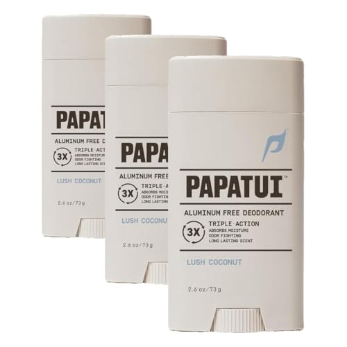 Papatui Deodorant - Lush Coco - Aluminum Free - 2.6oz - Pack Of 03