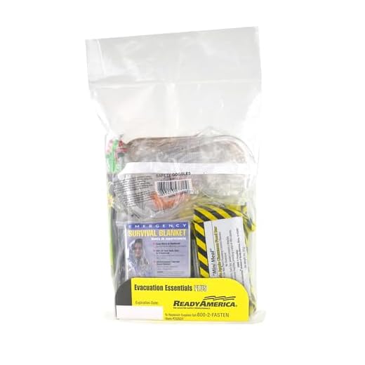 QuakeHOLD! Evacuation Essentials Plus Kit, Earthquake, Fire, Flood, Hurricane, Bug Out Bag, 5-Year Food, 5-Year Water, Emergency Preparedness Kit, Compact Survival Bag For Office, Home, Car, 1 Pack