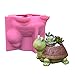 STBQHG Tortoise Planter Silicone Mold for Turtle Plant Resin Mold for Animal Fun Mould Desk Home D