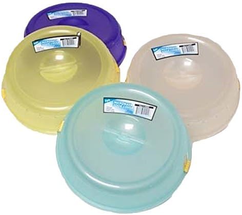 Juego de fundas de alimentos para microondas de 4 a 10 pulgadas con ventilación de colores surtidos - Black Duck Brand