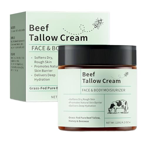 Rayo De Carne De Res Batido Y De Miel, Absorción Rápida De La Crema De Rayo De Eslovio Batido, Crema Hidratante De De Miel, Hidratante, 4 Cm/2.36 Pulgadas, Para Mujeres Y Hombres