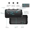 Bluetooth Transmitter Receiver for 2 AirPods/Headphones, Flight Bluetooth 5.2 Adapter for Airplane, TV, and Gym with a 3.5mm Audio Jack, Wireless BT Receiver with Mic for Car/Home Stereo
