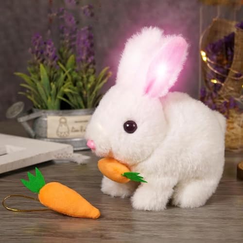 Image of Interactive Walking Bunny Toy