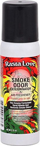Smoke Odor Exterminator 2.5 oz Mini Spray, (Rasta Love)