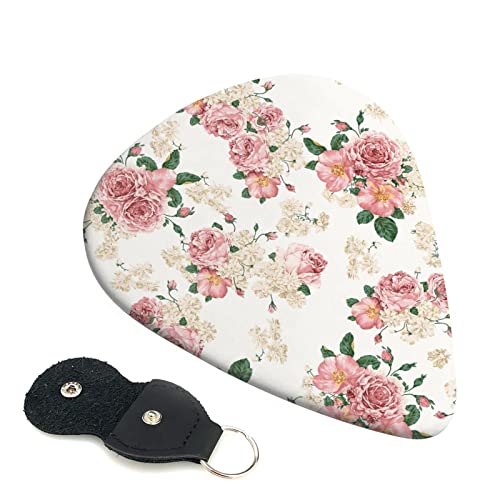 Lot de 6 médiators en forme de rose avec feuilles pour guitare acoustique, guitare électrique, basse, ukulélé – fins… - Les Beatles, Paul McCartney, John Lennon, RIngo Starr, George Harrison Lot de 6 médiators en forme de rose avec feuilles pour guitare acoustique, guitare électrique, basse, ukulélé - fins…