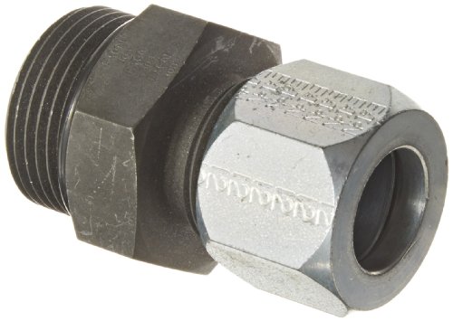 Image of Eaton Weatherhead 7315X12X16 Carbon Steel Straight Thread O-Ring Adapter, Connector to Ermeto, 1 inch O-Ring Boss Male x 3 /4 inch Tube OD