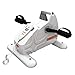 Roten Bi-Bike - Mini Cyclette Da Casa - Pedaliera per la Riabilitazione - Mini Bike Braccia E Gambe Con Lcd - Allenamento a Casa Attrezzi - Bianca