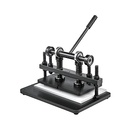Máquina cortadora de cuero Manual a presión de 36x26cm y 1,5 T for cortar hojas de plástico de cuero hojas de goma Fácil y cómodo de operar