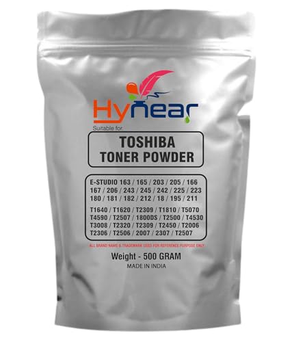 Image of Ultra Dark Black Toner Powder Suitable for Toshiba E-Studio 163 /165 /203 /205 /166 /167 /206 /243 /245 /212 /18 /195 /211 /T1640 /T1620 /T2507 Printers (Pack of 1) (500 Gram)