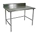 John Boos ST4R5-24120SBK Work Table - 120" 120"W x 24"D stainless steel