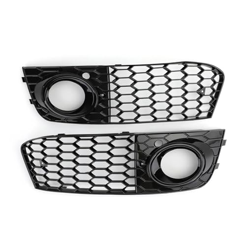 Grilles d'aération nid d'abeille pour antibrouillards Audi A4 B8 2009-2012