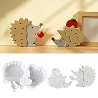 EPODA Silikonform Herbst Pilze Igel 3D Gießformen für Gips Kerzen DIY Herbstdeko Silikonformen Giessformen